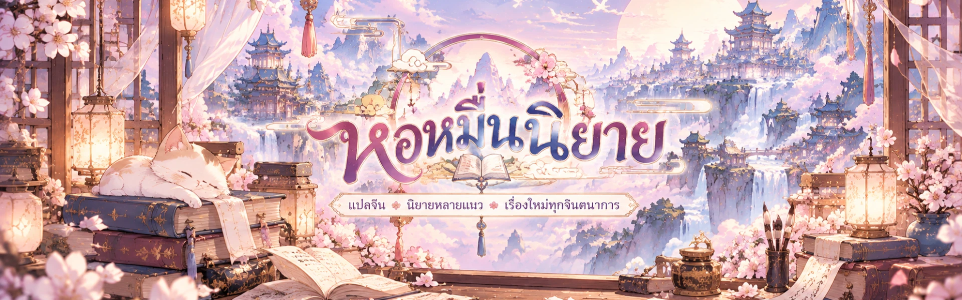 แบนเนอร์ของ หอหมื่นนิยาย