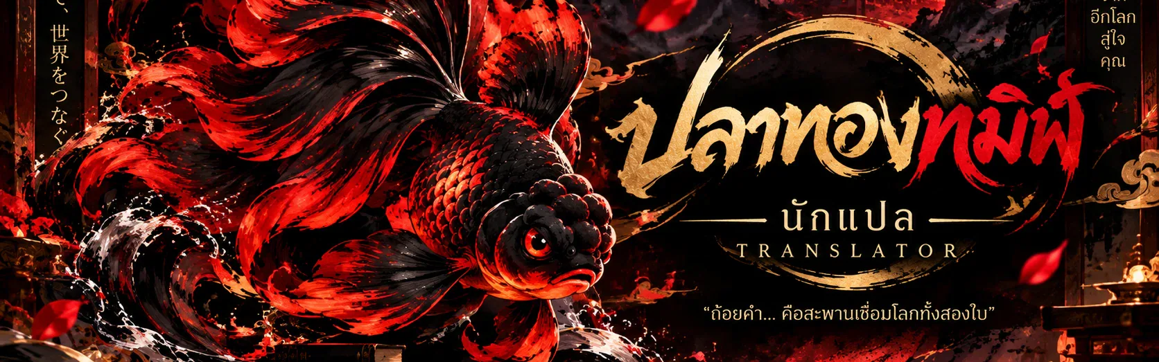 แบนเนอร์ของ ปลาทองทมิฬ