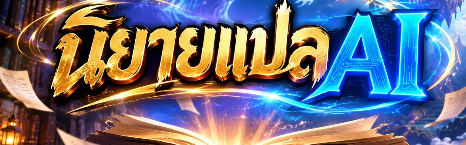 แบนเนอร์ของ นิยายแปลAI