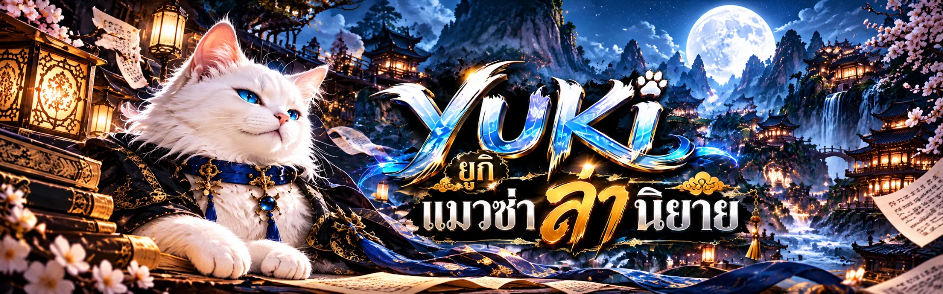 แบนเนอร์ของ YUKI ยูกิ แมวซ่าล่านิยาย