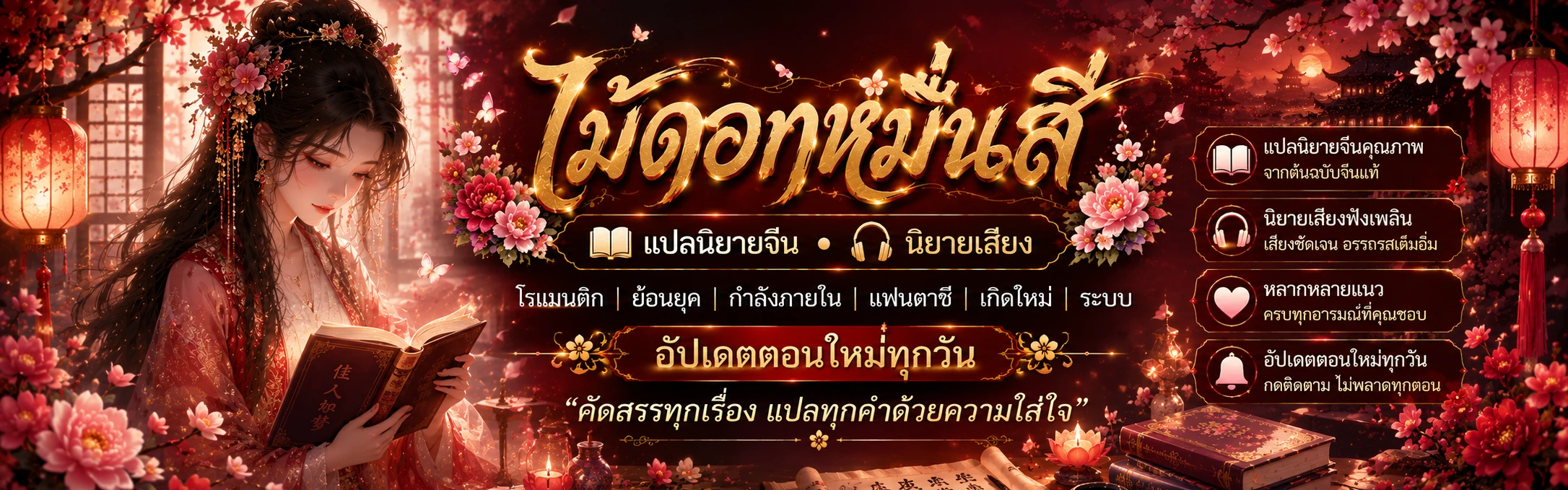 แบนเนอร์ของ ไม้ดอกหมื่นสี